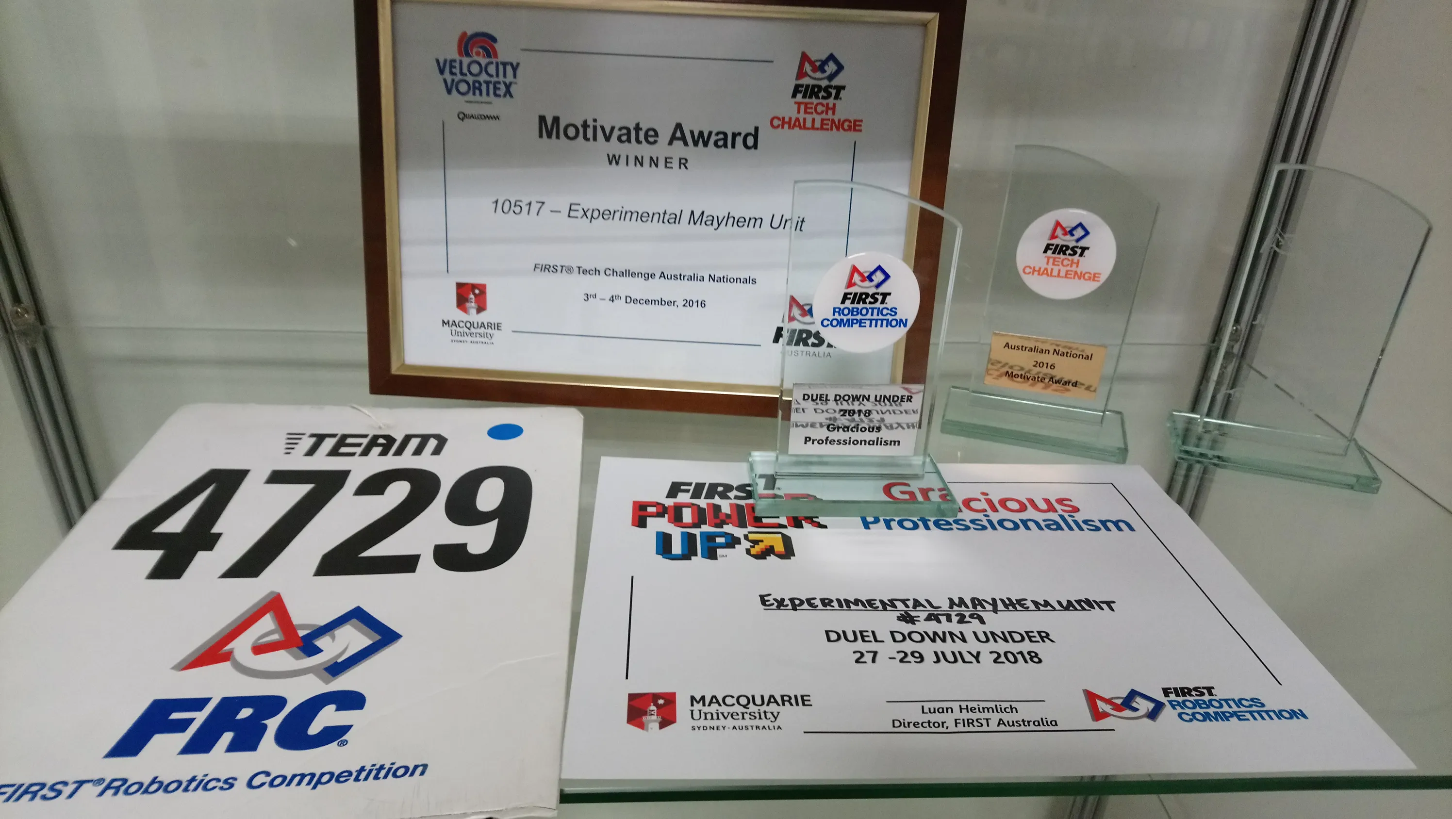 Our awards cabinet